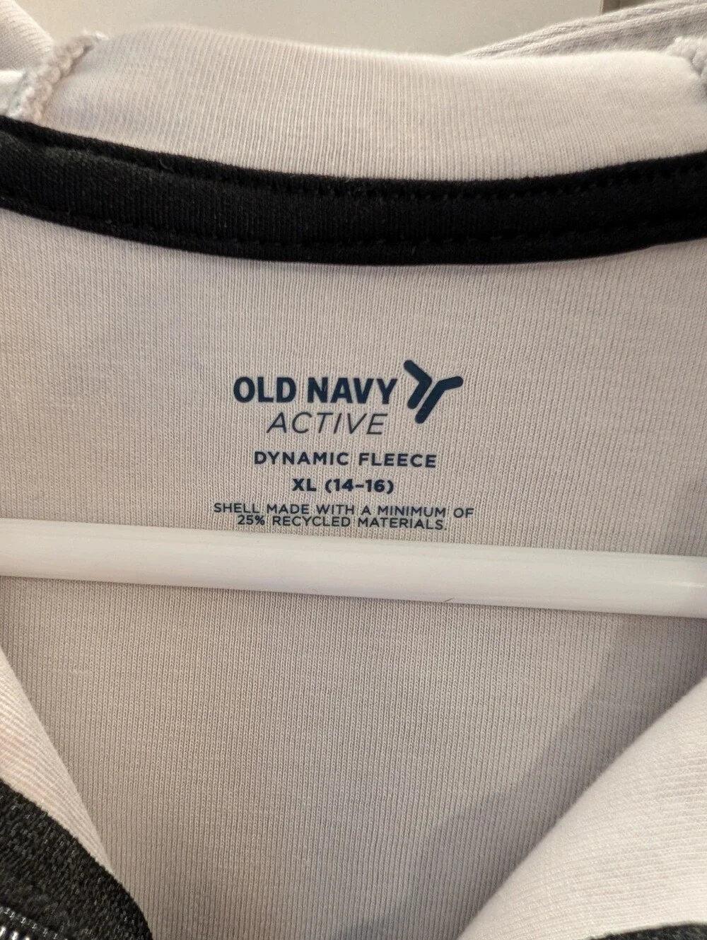 Old Navy Light Gray Hooded Full Zip Jacket - 14/16 Boys NWT